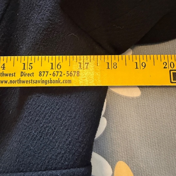 Talbots black button coat. - Picture 6 of 7